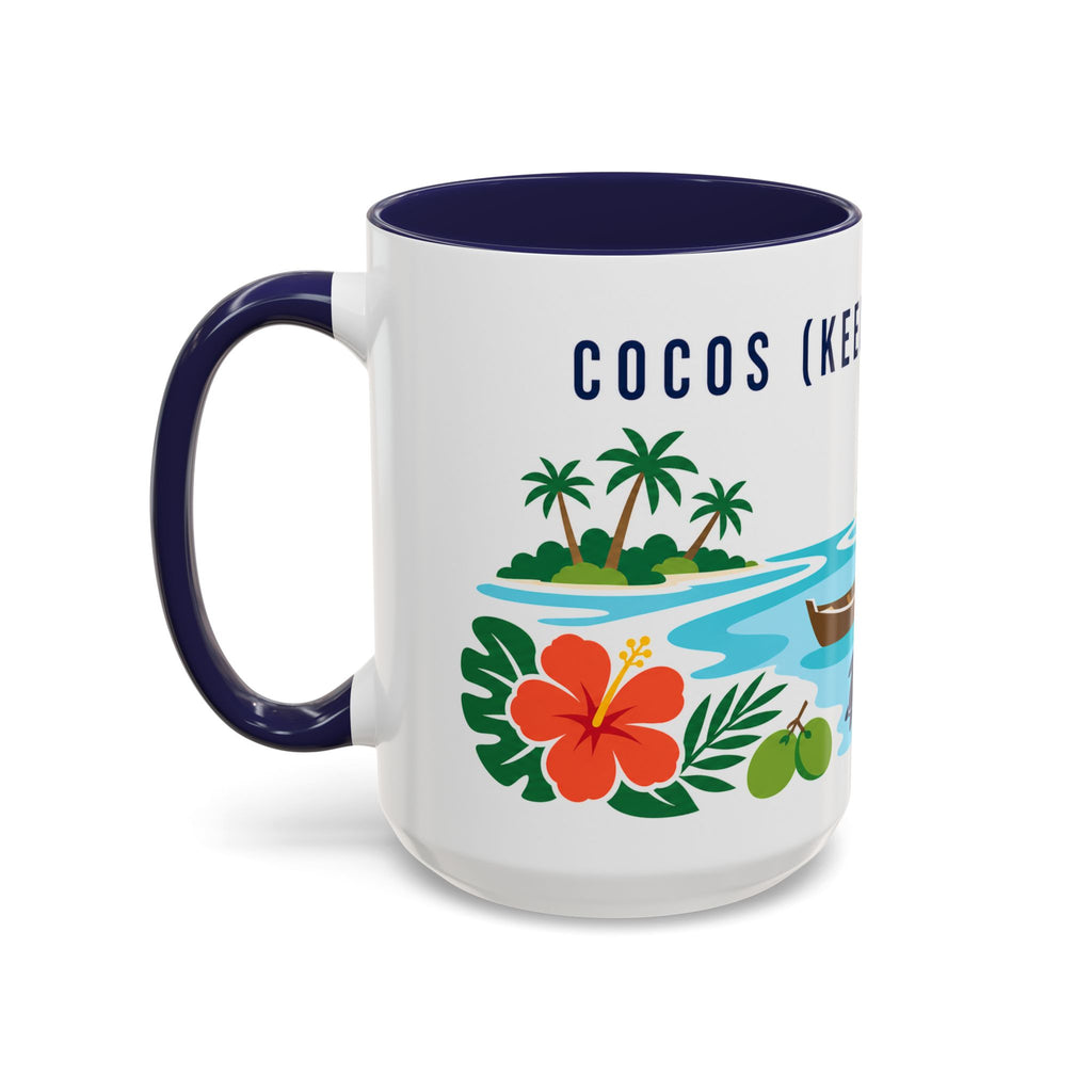 Cocos (Keeling) Islands Coffee Mug | Travel Souvenir Accent Mug | Country Gift Ceramic Cup 11oz 15oz