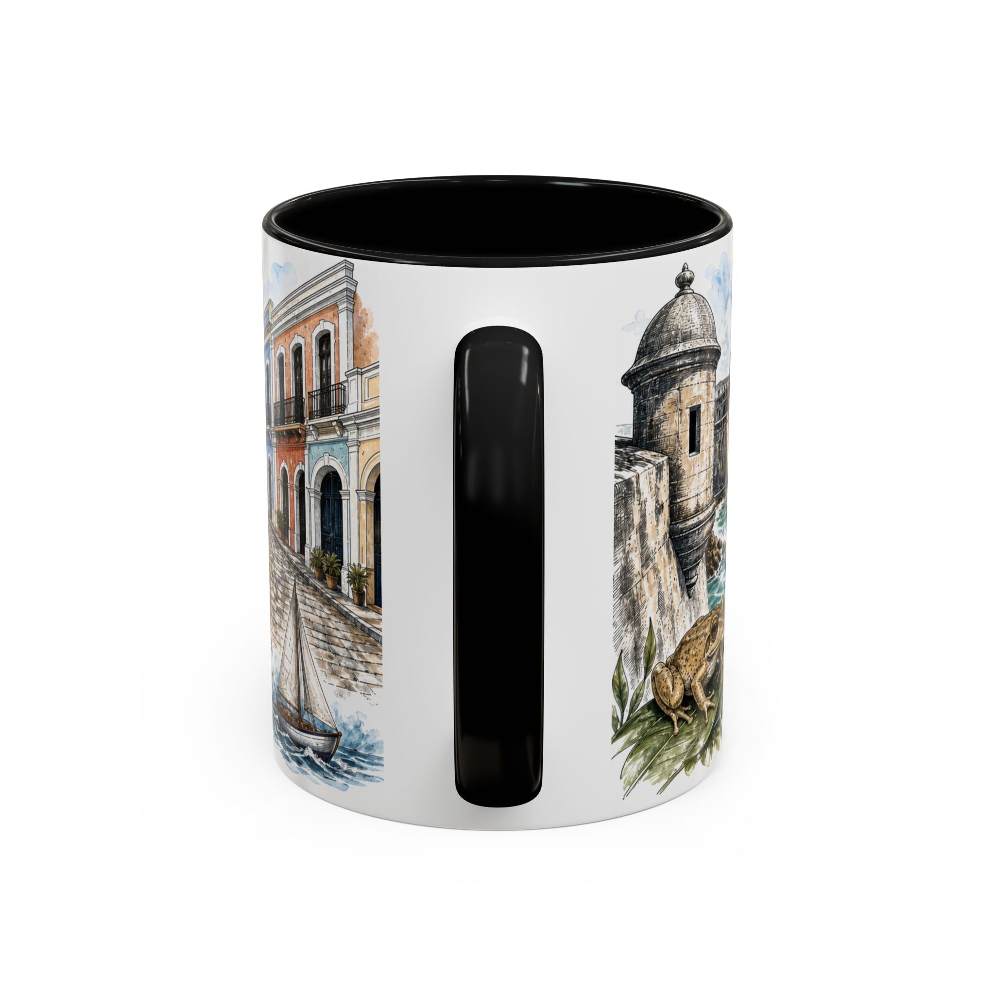 San Juan Coffee Mug | United States Travel Souvenir | Vintage Illustrated City Gift | 11 oz 15 oz Accent Mug
