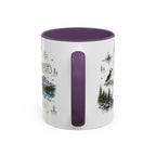 Glacier Bay National Park Coffee Mug | Alaska Wilderness Kayaking Gift | Accent Color Ceramic 11oz 15oz