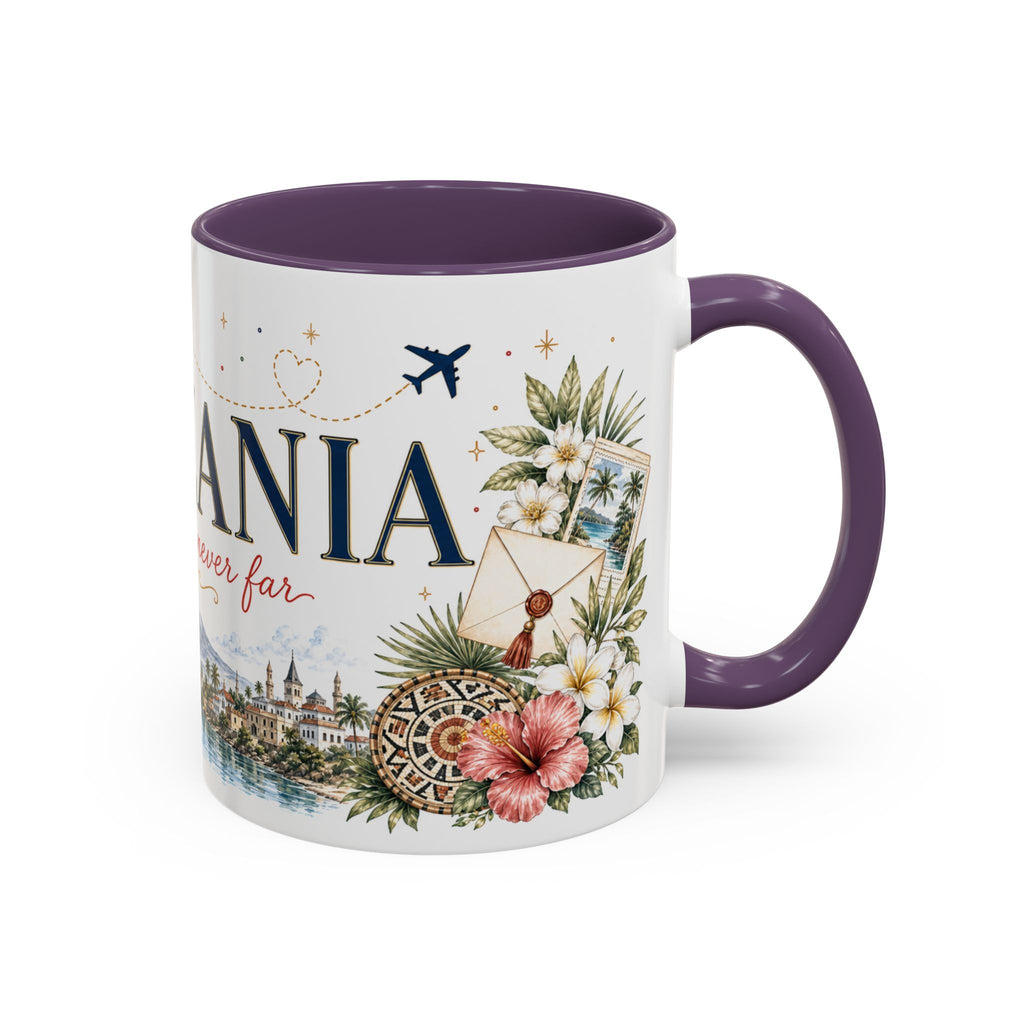Tanzania Home Country Mug | Moving Away Gift | Long Distance Friendship | 11 oz 15 oz Accent Mug