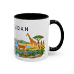 South Sudan Coffee Mug | Travel Souvenir Accent Mug | Country Gift Ceramic Cup 11oz 15oz