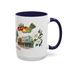 Sacramento Illustrated Travel Mug | City Souvenir Accent Coffee Mug | 11oz 15oz Ceramic Cup
