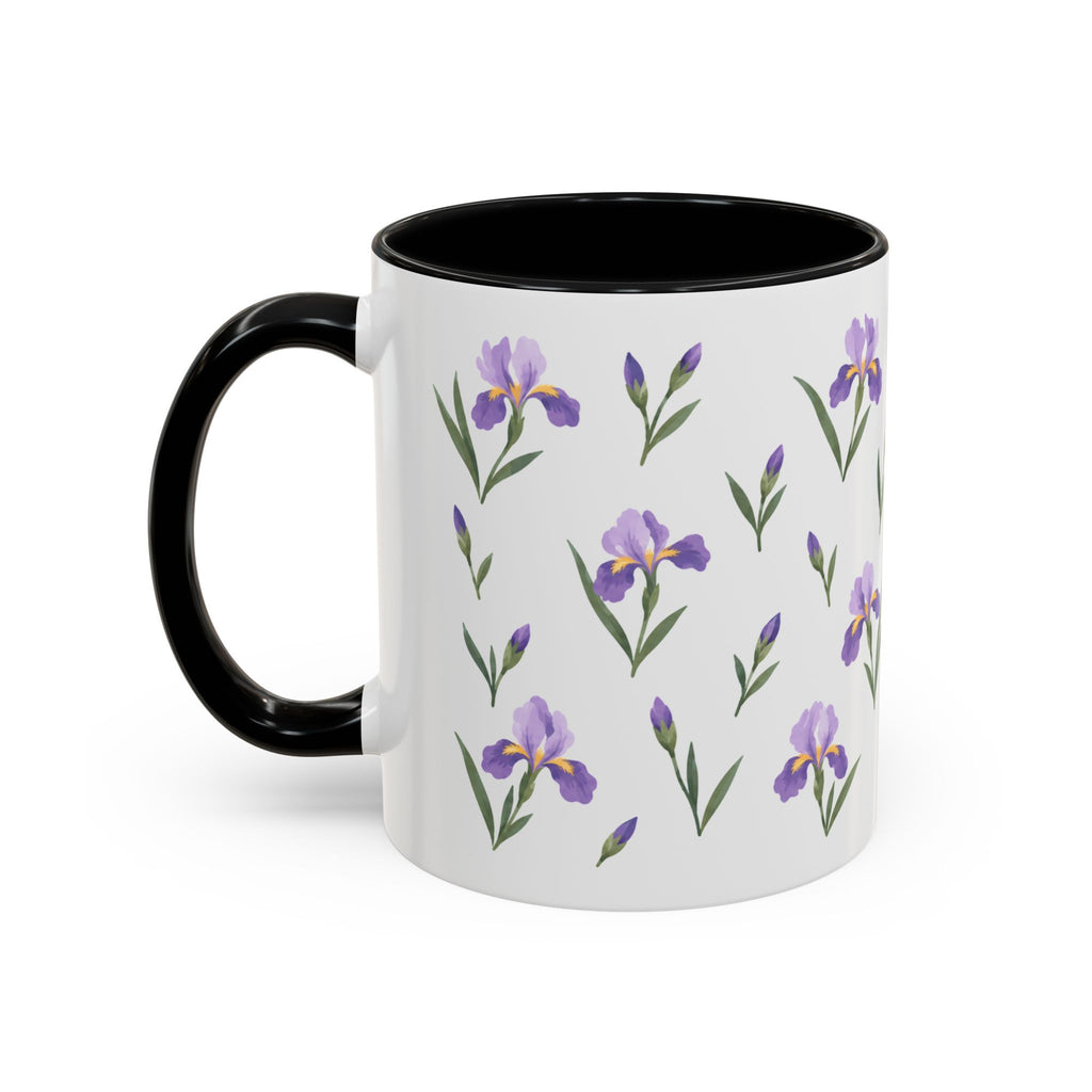 Tennessee Iris Mug, State Flower Floral Coffee Cup, 11oz Botanical Gift