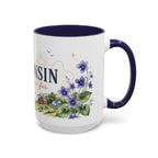 Wisconsin Home State Mug | Moving Away Gift | Long Distance Friendship Coffee Cup | 11oz 15oz Accent Mug