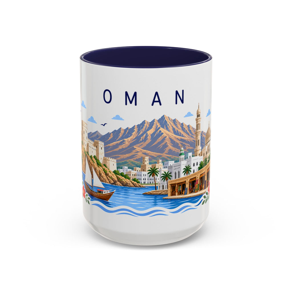 Oman Coffee Mug | Travel Souvenir Accent Mug | Place Gift Ceramic Cup 11oz 15oz