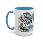 Abel Tasman Coast Mug, New Zealand Travel Souvenir, Bucket List Gift, Accent Ceramic Coffee Mug 11oz 15oz