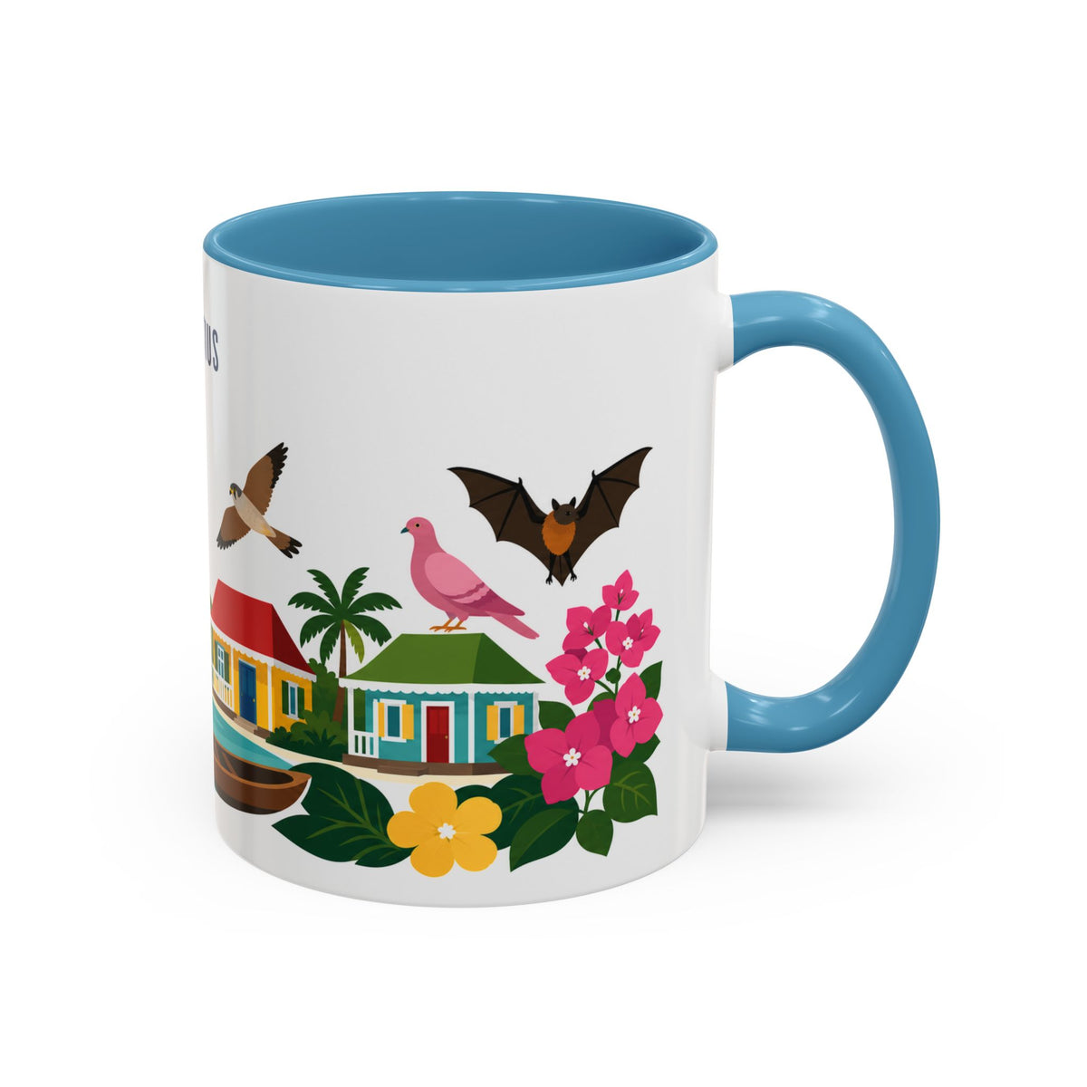 Mauritius Coffee Mug | Travel Souvenir Accent Mug | Country Gift Ceramic Cup 11oz 15oz
