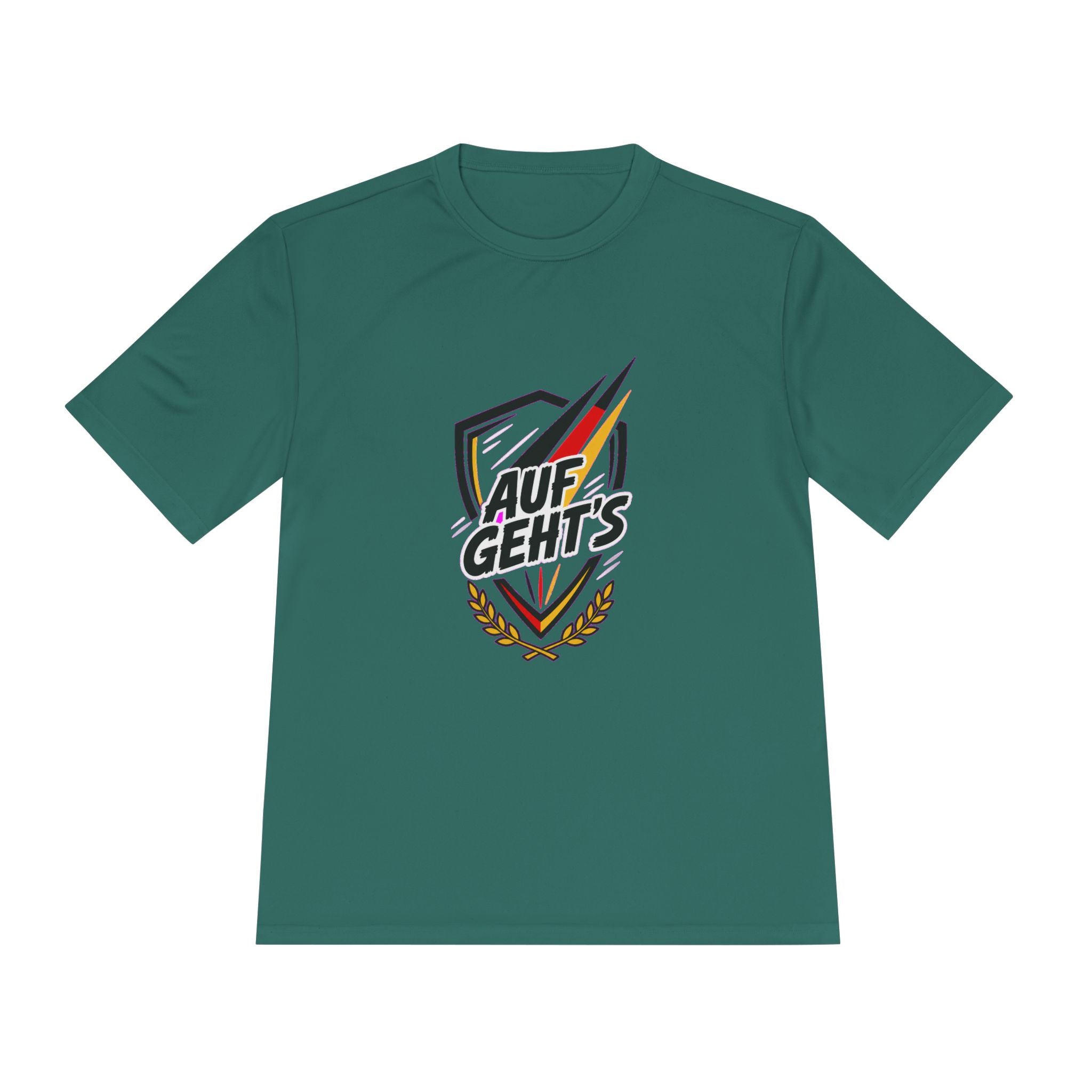 Germany Soccer T Shirt, Auf Geht'S Tee, World Football Fan Shirt, Moisture Wicking Sport Tee