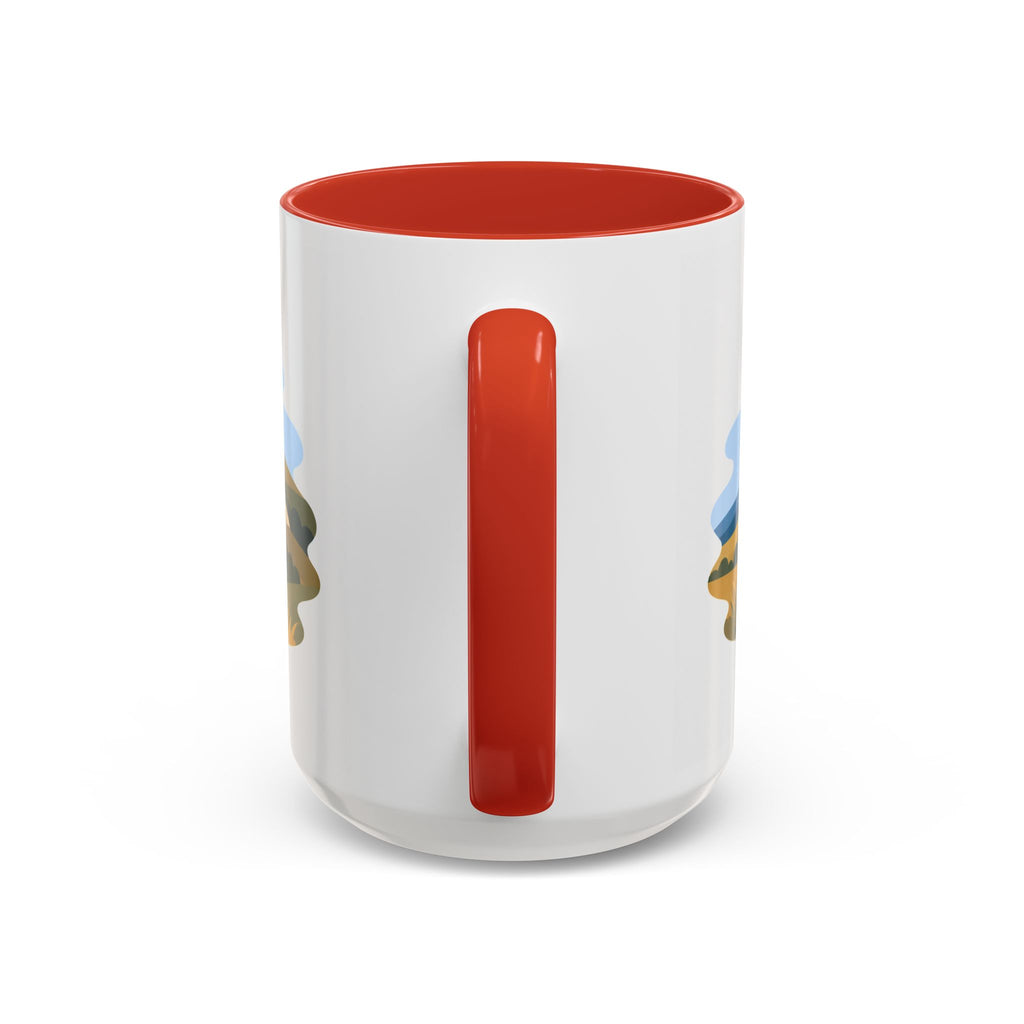 Wind Cave National Park Coffee Mug | Solid Color Block Park Souvenir | 11oz 15oz Accent Mug