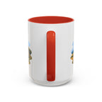 Wind Cave National Park Coffee Mug | Solid Color Block Park Souvenir | 11oz 15oz Accent Mug