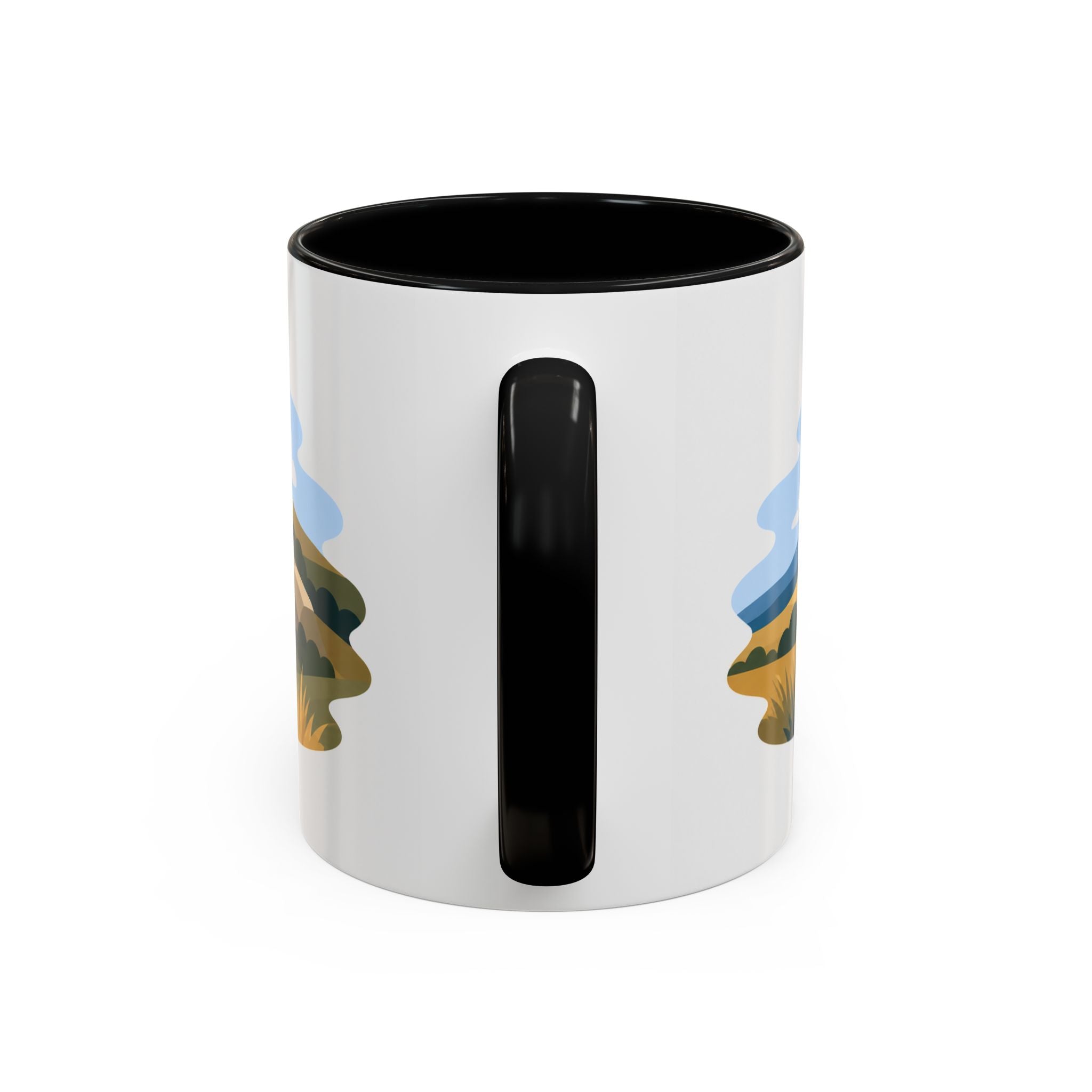Wind Cave National Park Coffee Mug | Solid Color Block Park Souvenir | 11oz 15oz Accent Mug