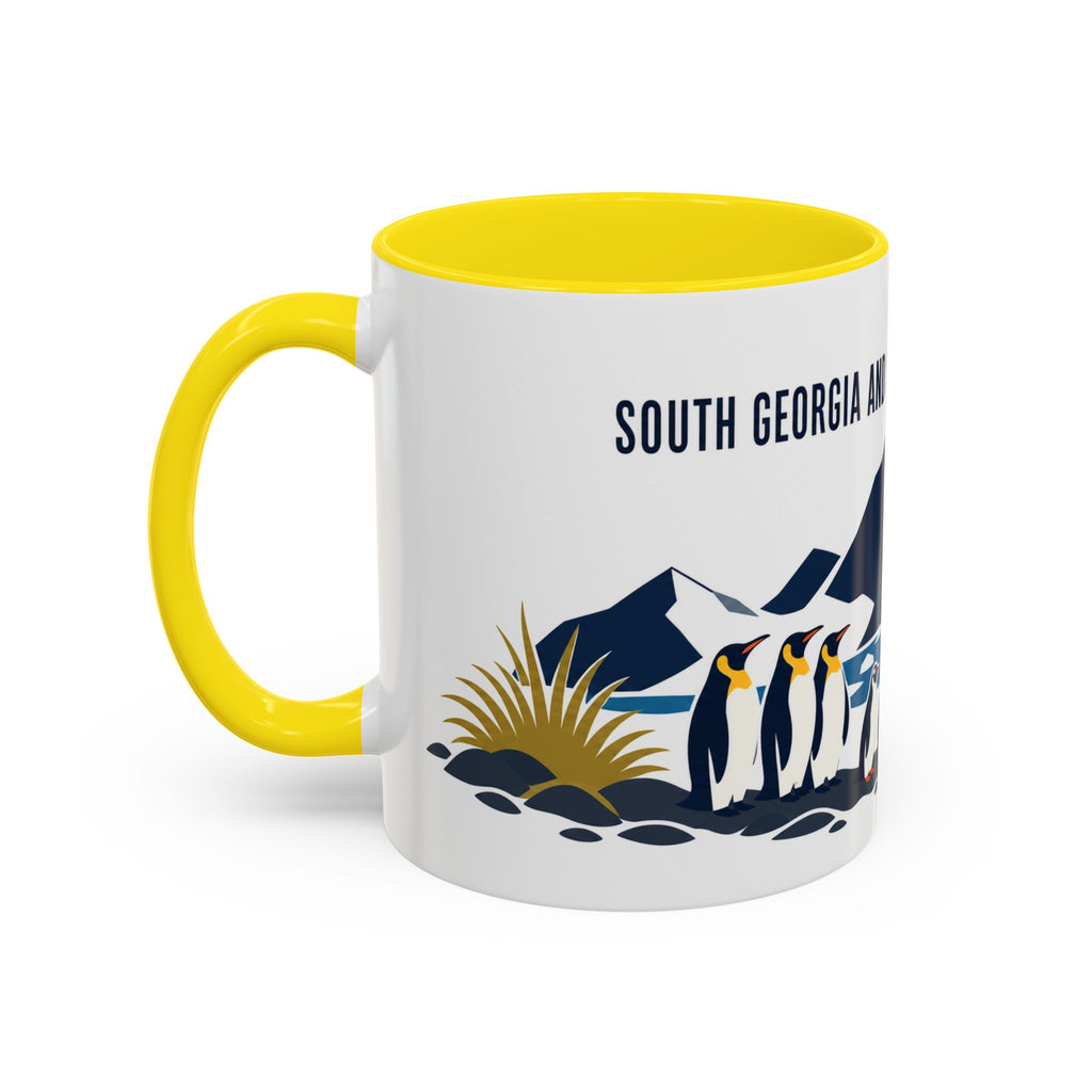 South Georgia and South Sandwich Islands Coffee Mug | Travel Souvenir Accent Mug | Country Gift Ceramic Cup 11oz 15oz