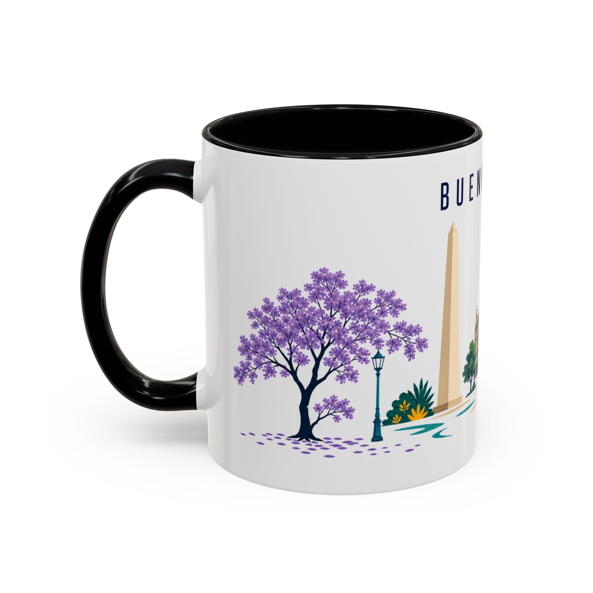 Buenos Aires Coffee Mug | Argentina Travel Souvenir | Porcelain Decal City Gift | 11oz 15oz Accent Mug