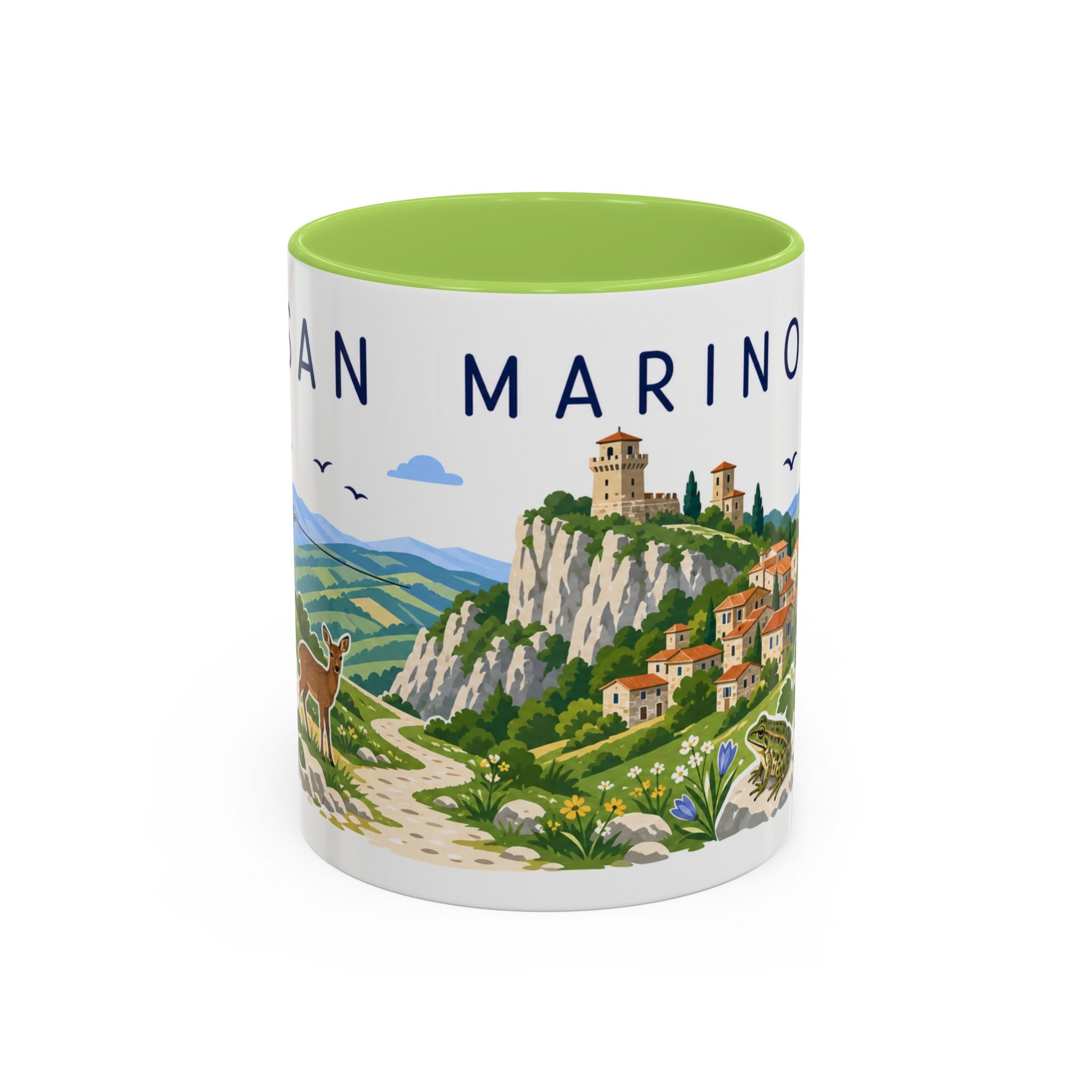 San Marino Coffee Mug | Travel Souvenir Accent Mug | Country Gift Ceramic Cup 11oz 15oz