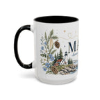 Maine State Mug | Moving Away, Long Distance Friendship Gift | 11oz 15oz Accent Mug