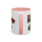 Memphis Illustrated Travel Mug | City Souvenir Accent Coffee Mug | 11oz 15oz Ceramic Cup