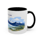 Wrangell-St. Elias National Park Coffee Mug | Solid Color Block Park Souvenir | 11oz 15oz Accent Mug