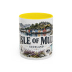 Isle of Mull Mug, Scotland Travel Souvenir, Bucket List Gift, Accent Ceramic Coffee Mug 11oz 15oz