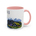 Iceland Coffee Mug | Travel Souvenir Accent Mug | Country Gift Ceramic Cup 11oz 15oz
