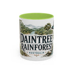 Daintree Rainforest Mug, Australia Travel Souvenir, Bucket List Gift, Accent Ceramic Coffee Mug 11oz 15oz