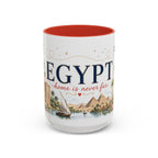 Egypt Home Country Mug | Moving Away Gift | Long Distance Friendship | 11 oz 15 oz Accent Mug
