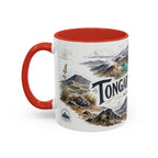 Tongariro Crossing Mug, New Zealand Travel Souvenir, Bucket List Gift, Accent Ceramic Coffee Mug 11oz 15oz