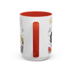 Freedom Fest Coffee Mug | Grill Chill Fireworks 4th of July | Accent Color Ceramic 11oz 15oz