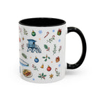 San Diego Christmas Mug | Watercolor City Souvenir, Holiday Travel Gift (11oz/15oz)