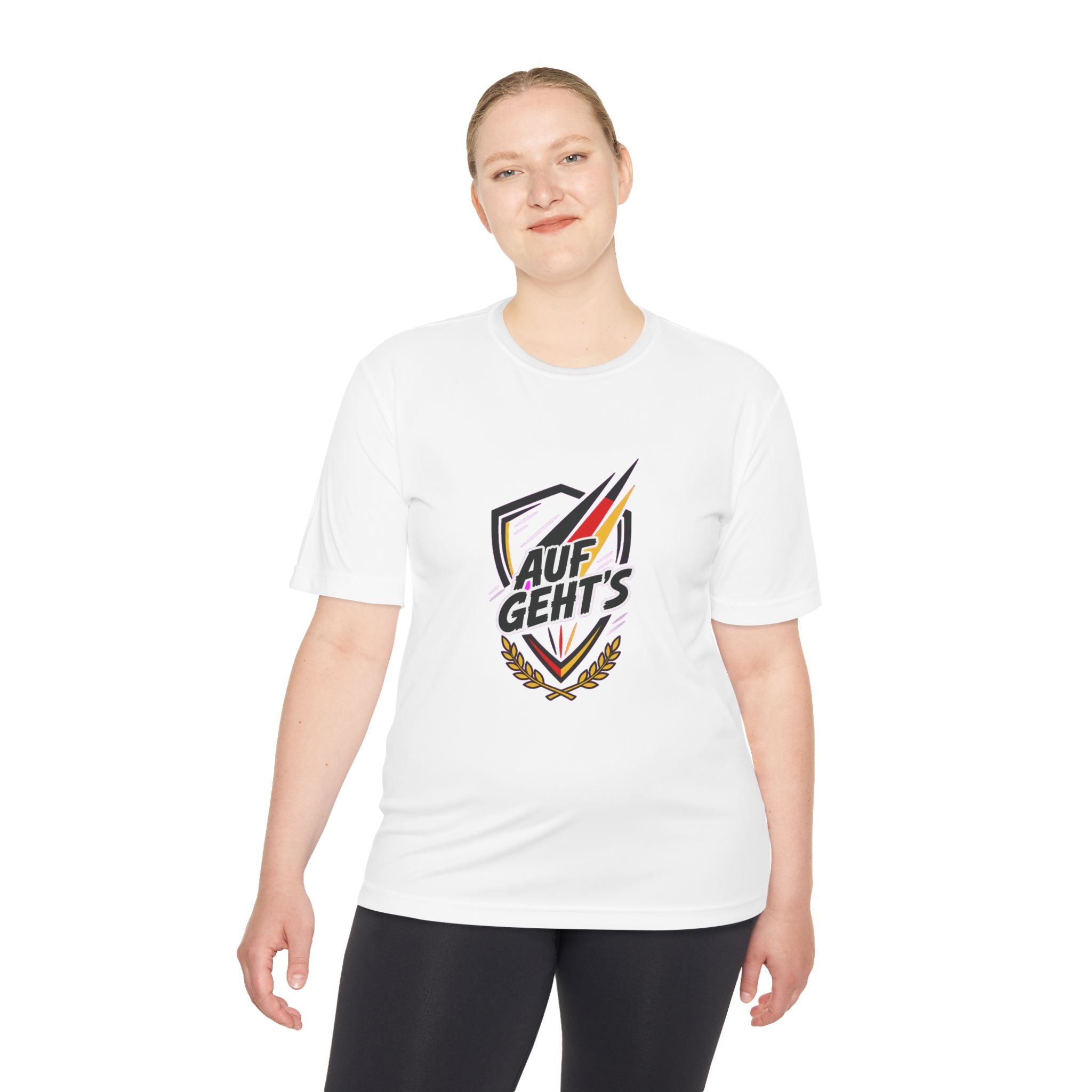 Germany Soccer T Shirt, Auf Geht'S Tee, World Football Fan Shirt, Moisture Wicking Sport Tee