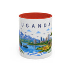 Uganda Coffee Mug | Travel Souvenir Accent Mug | Place Gift Ceramic Cup 11oz 15oz