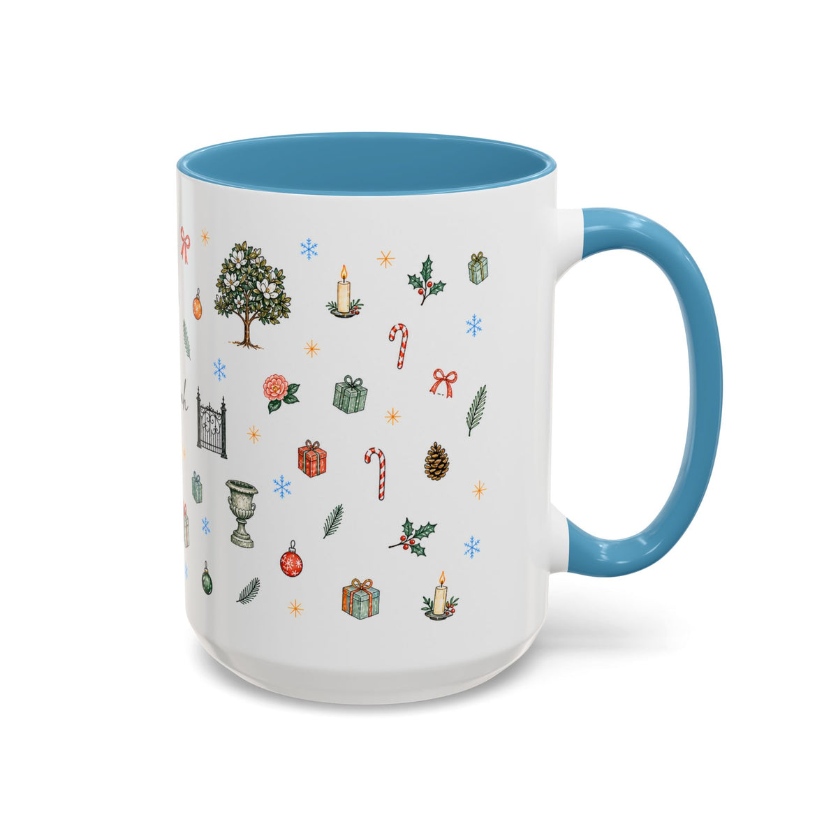 Savannah Christmas Mug | Watercolor City Souvenir, Travel Memories Cup