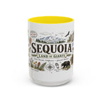 Sequoia Coffee Mug | National Park Hiking California Gift | Accent Color Ceramic 11oz 15oz