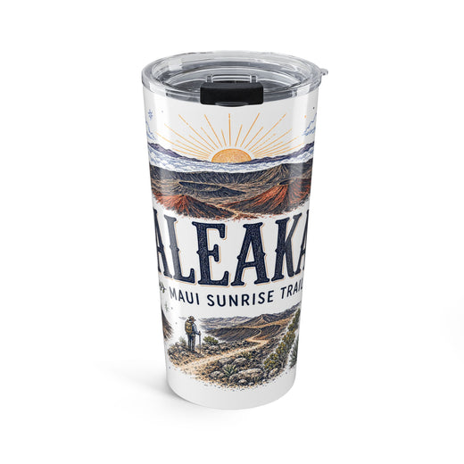 Haleakala National Park 20oz Tumbler | Hawaii Maui Sunrise Crater Gift | Insulated Stainless Steel Travel Cup