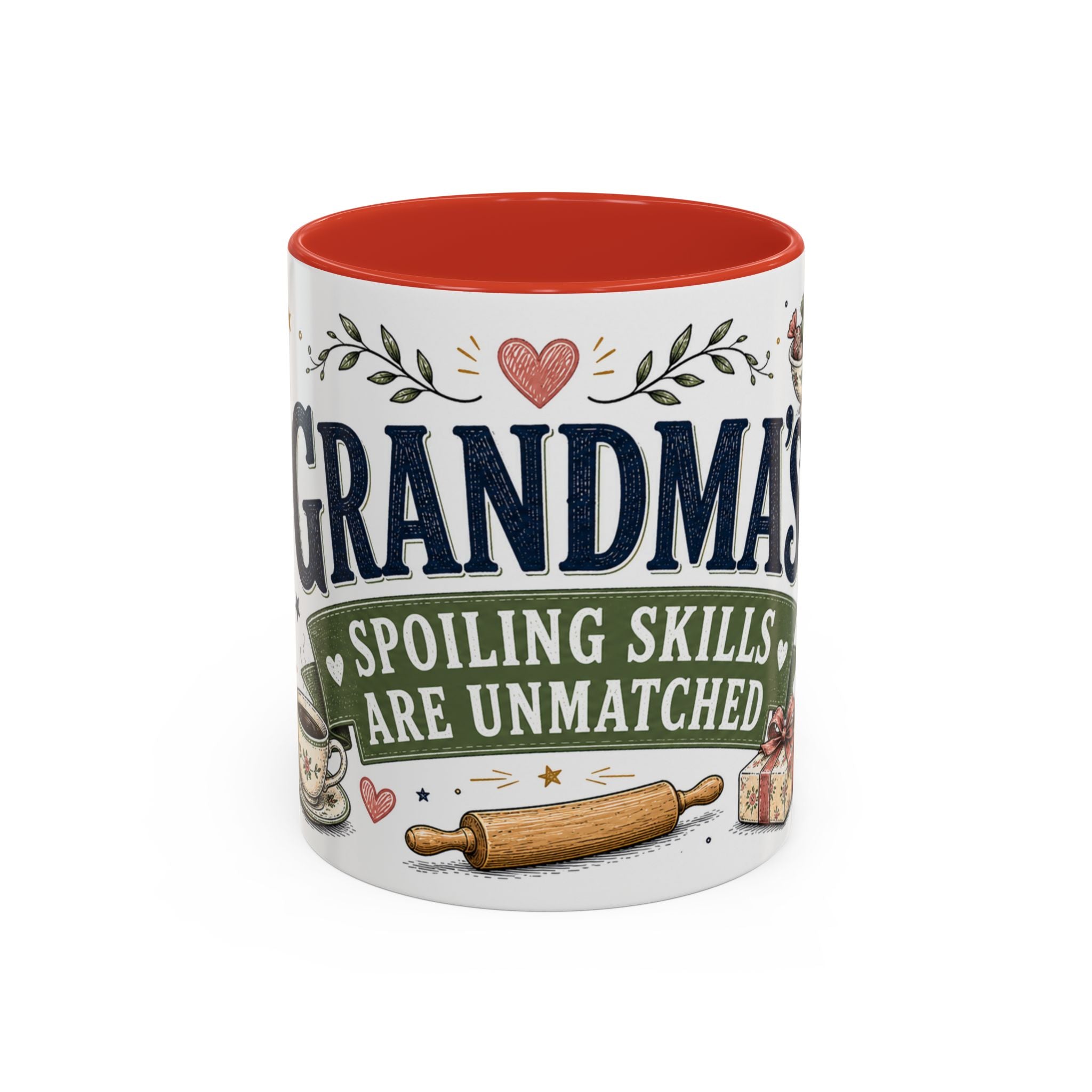 Grandma's Spoiling Skills Are Unmatched Coffee Mug | Funny Gift From Grandkids | Accent Ceramic 11oz 15oz
