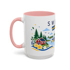 Sweden Coffee Mug | Travel Souvenir Accent Mug | Country Gift Ceramic Cup 11oz 15oz