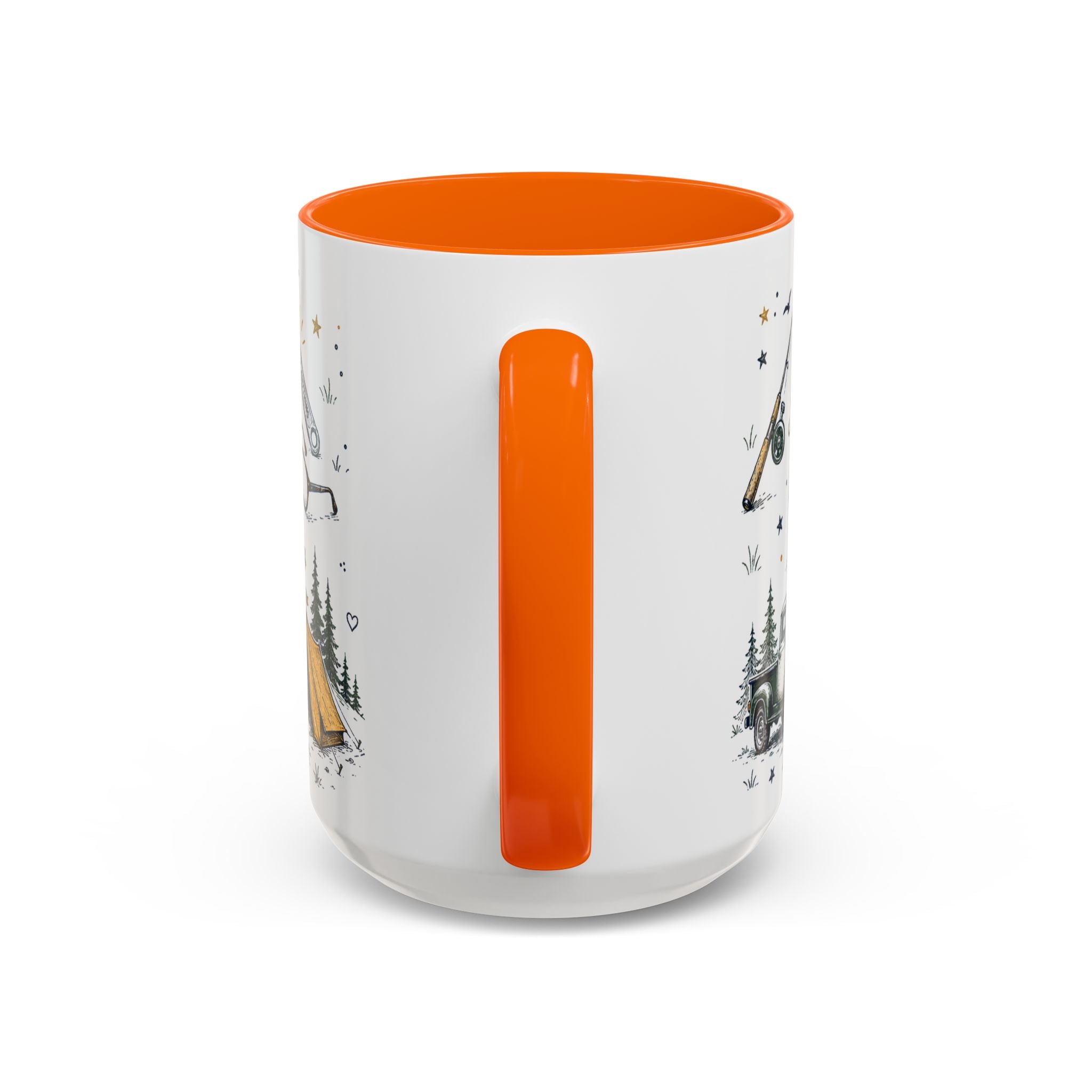 Dad The Legend Coffee Mug | Father's Day Gift for Dad | Accent Color Ceramic 11oz 15oz