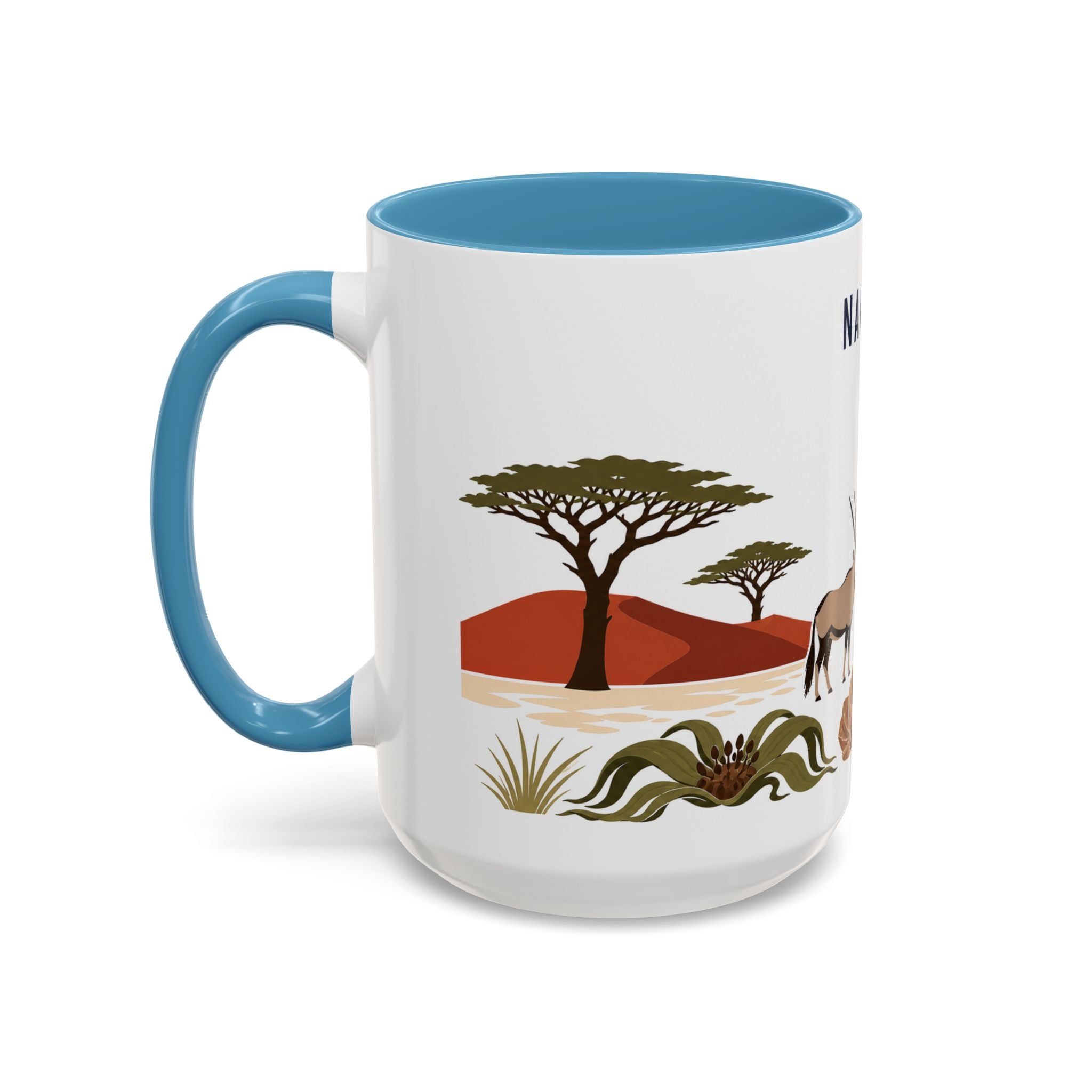 Namibia Coffee Mug | Travel Souvenir Accent Mug | Country Gift Ceramic Cup 11oz 15oz