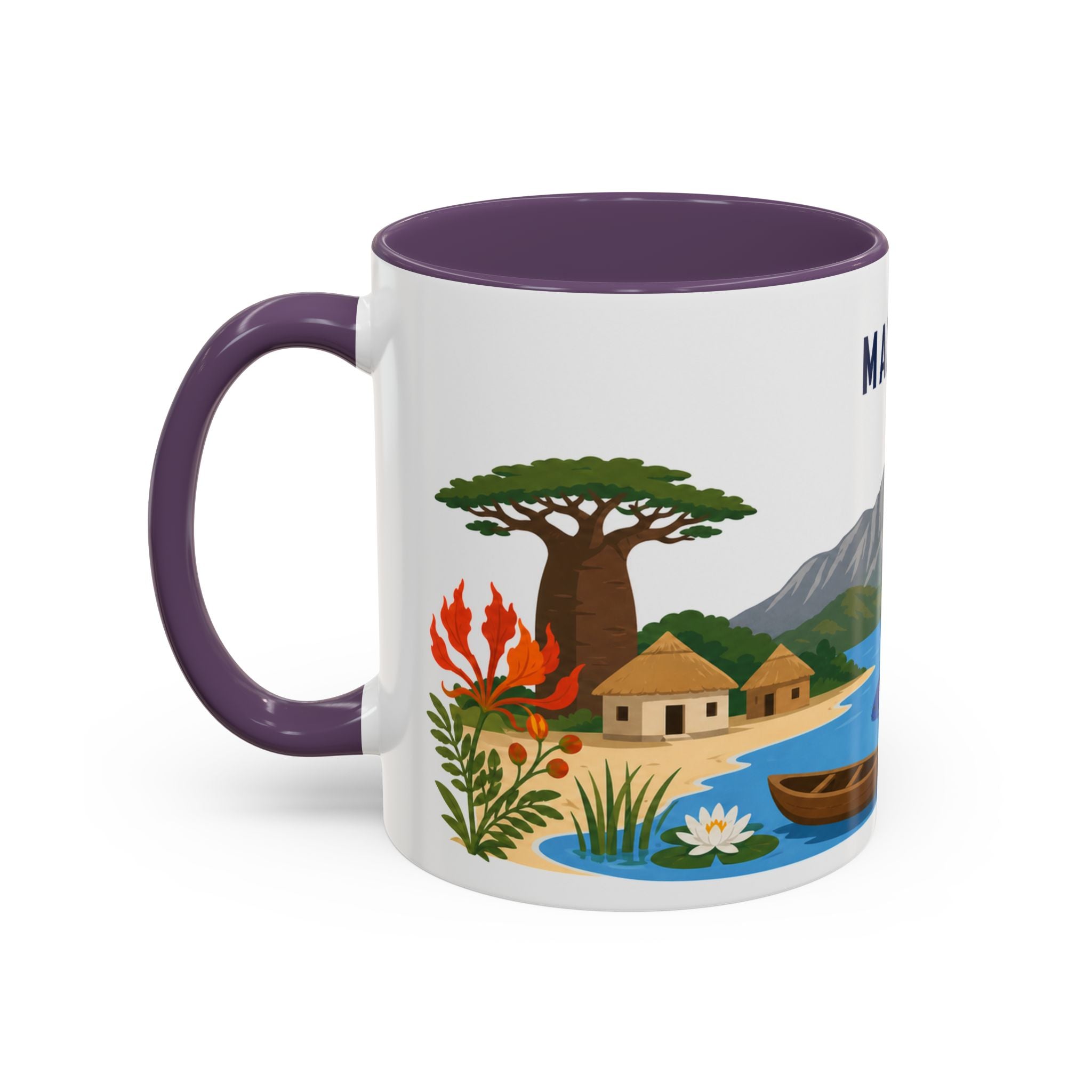 Malawi Coffee Mug | Travel Souvenir Accent Mug | Country Gift Ceramic Cup 11oz 15oz