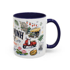 Ho Chi Minh City Coffee Mug | Vietnam Souvenir Travel Gift | Accent Color Ceramic 11oz 15oz