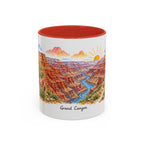 Grand Canyon National Park Mug | US Travel Souvenir Accent Coffee Mug | 11oz 15oz Ceramic Cup