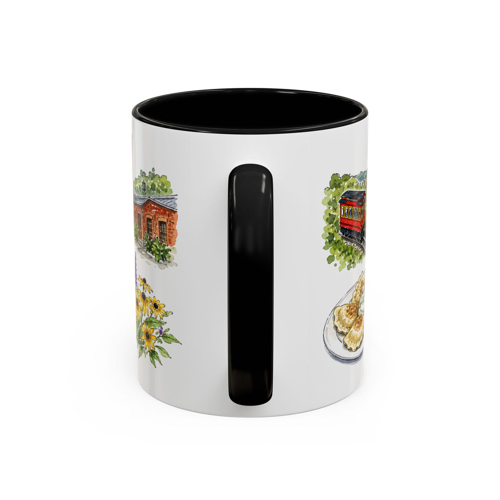 Pittsburgh Illustrated Travel Mug | City Souvenir Accent Coffee Mug | 11oz 15oz Ceramic Cup