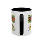 Pittsburgh Illustrated Travel Mug | City Souvenir Accent Coffee Mug | 11oz 15oz Ceramic Cup