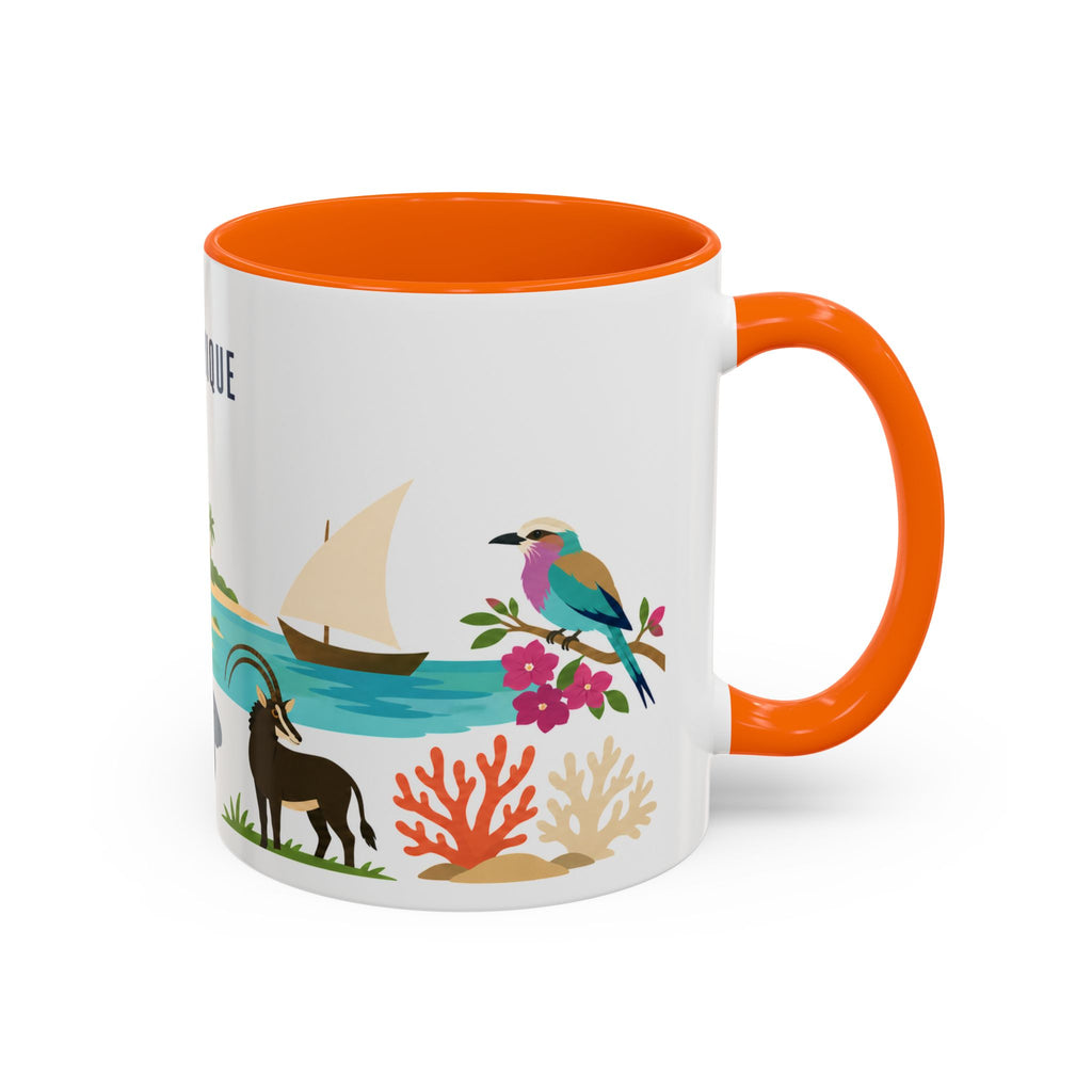 Mozambique Home Country Mug | Moving Away Gift | Long Distance Friendship | 11 oz 15 oz Accent Mug
