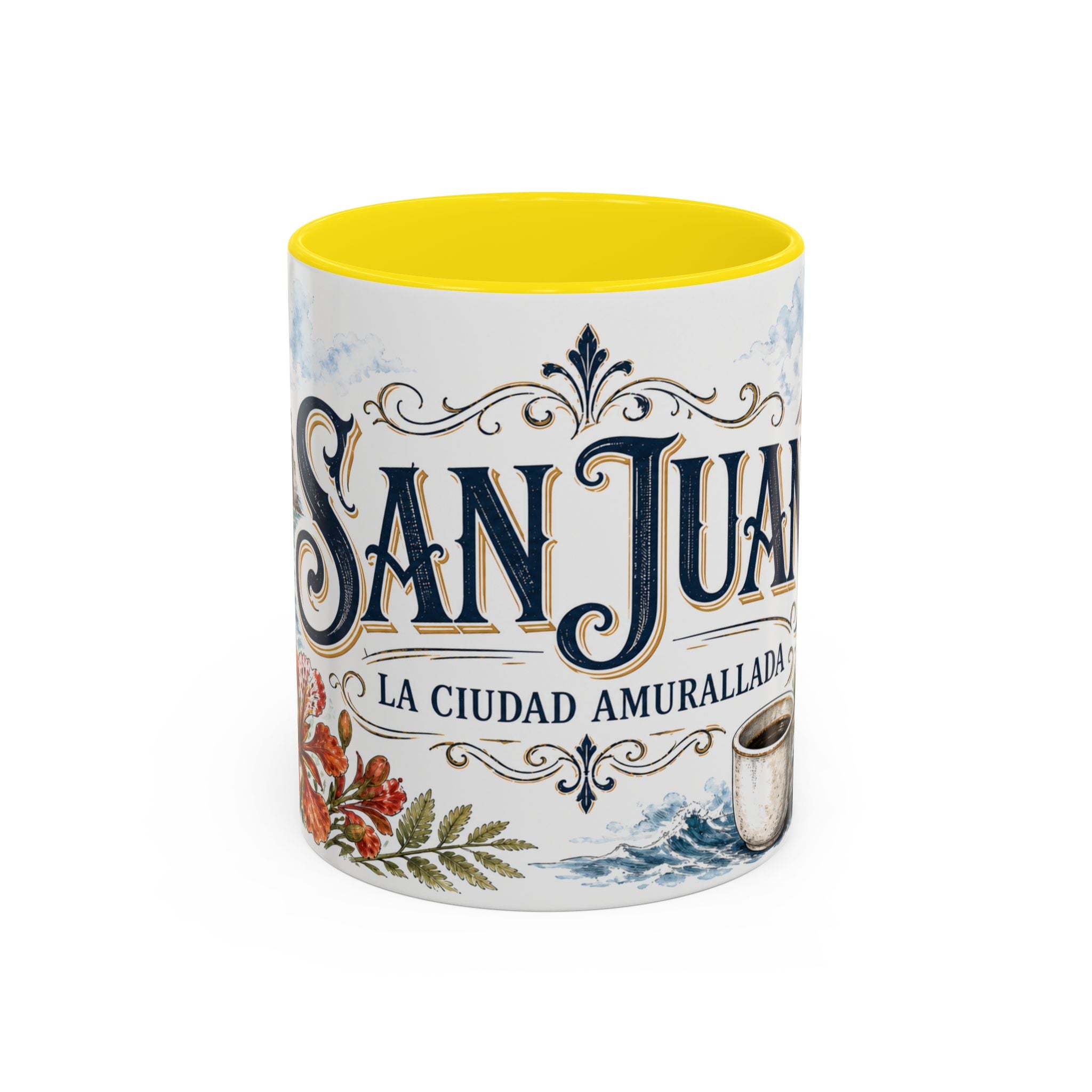 San Juan Coffee Mug | United States Travel Souvenir | Vintage Illustrated City Gift | 11 oz 15 oz Accent Mug