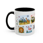 Nairobi Coffee Mug | Postage Stamp Collage Mug | Travel Souvenir Accent Cup 11oz 15oz
