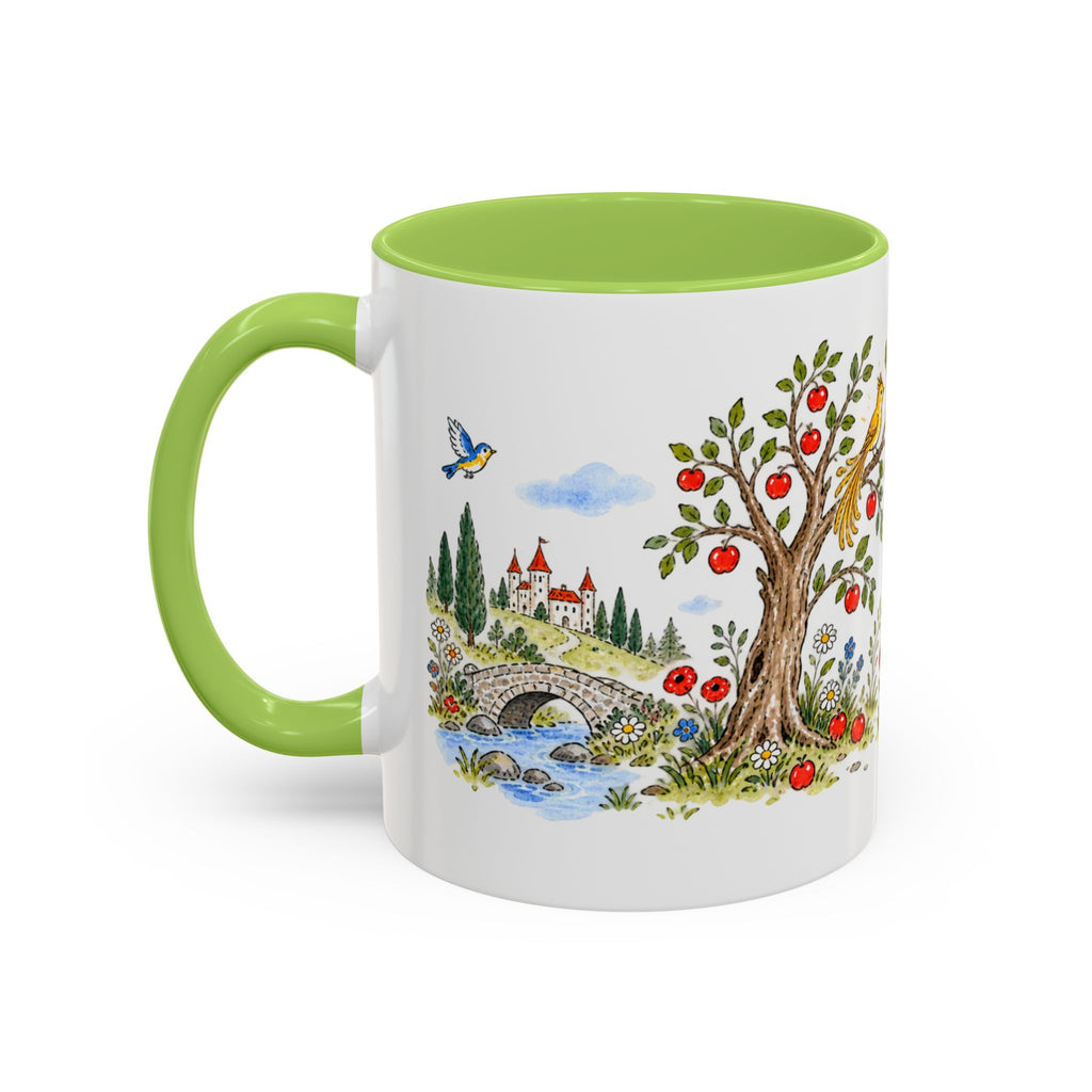 The Golden Bird Mug | Storybook Fairy Tale Accent Coffee Mug | EveryLegend