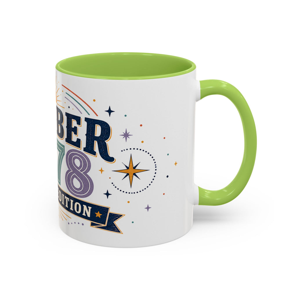 Custom Birthday Mug | Celestial Retro Design, Limited Edition (11oz or 15oz)
