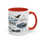 Glacier Bay National Park Coffee Mug | Alaska Wilderness Kayaking Gift | Accent Color Ceramic 11oz 15oz
