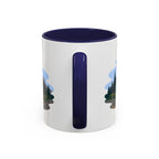 Lassen Volcanic National Park Coffee Mug | Solid Color Block Park Souvenir | 11oz 15oz Accent Mug