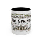 Hot Springs National Park Coffee Mug | Arkansas Thermal Spring Spa Gift | Accent Color Ceramic 11oz 15oz